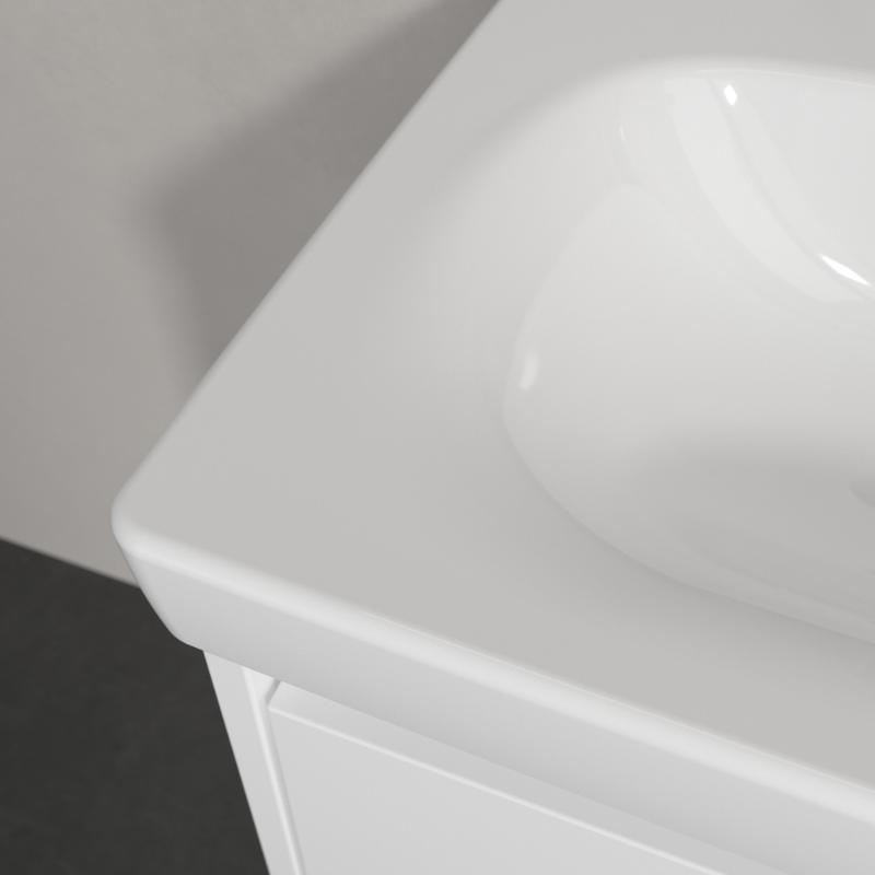 Lavoar suspendat Villeroy & Boch Skyla 55 cm, alb alpin